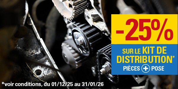 -25% sur le kit de distribution