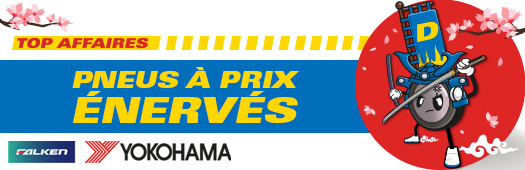 Pneus à prix énervés